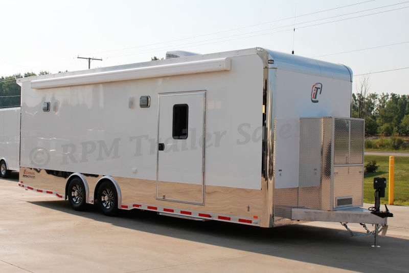 26 Aluminum Race Trailer With Bathroom Package Living Quarters